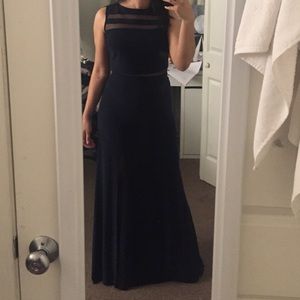 David's Bridal Crop Top Dress